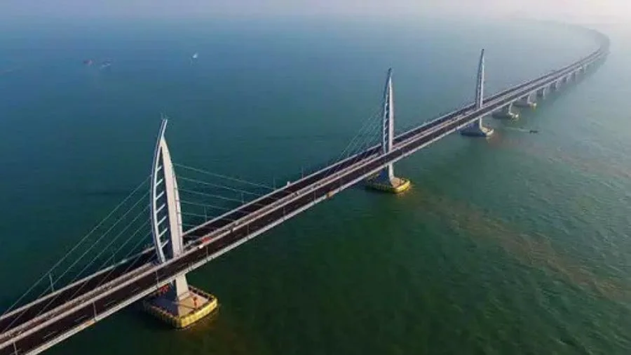 Engineering Marvel: After 100 Billion Yuan, China’s & World’s Longest Sea Bridge Is Now Completed