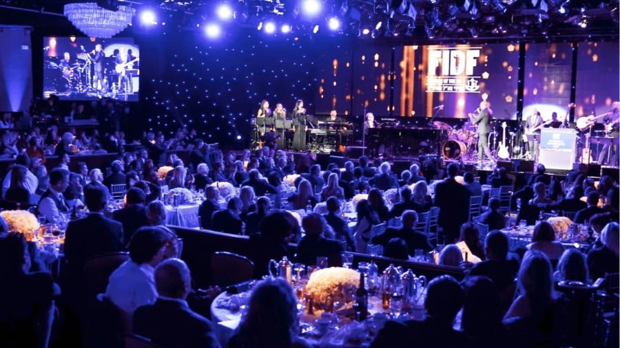 Hollywood gala on November 2, 2017 to raise funds for “Friends of the IDF”, which supports Israeli soldiers.