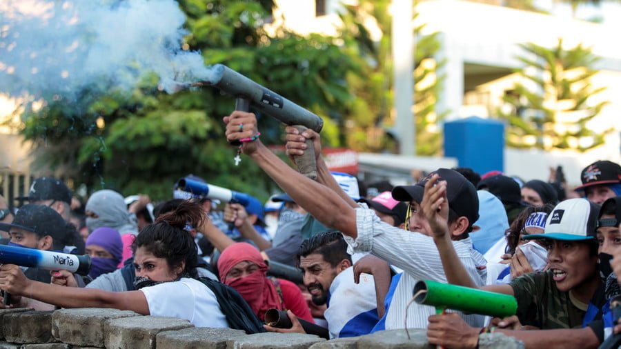 Protest against Nicaragua's President Daniel Ortega's government in Managua, Nicaragua May 30, 2018 © Oswaldo Rivas / Reuters