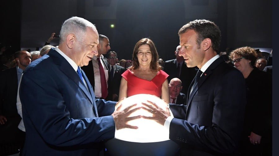 Return of the Orb: Why are Netanyahu and Macron Clasping Glowing Globe?