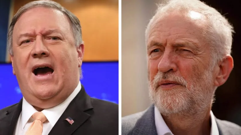 Uh… What Did Pompeo Mean When He Vowed to “Push Back” Against Corbyn?