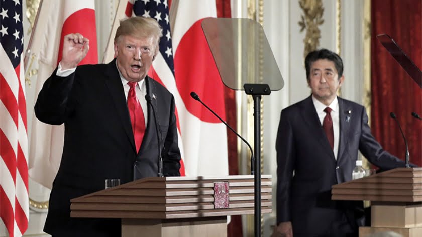 Donald Trump in Japan
