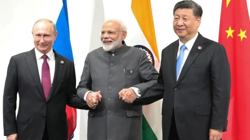 Russia-India-China Share a Room with a View