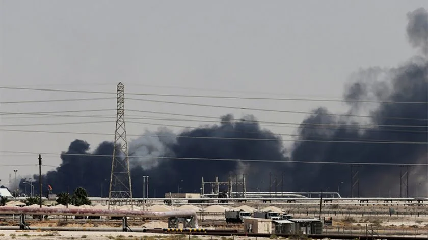 The Strange Case of the Burning Saudi Refineries