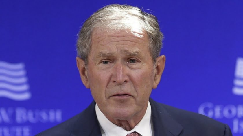 Peace Expert George W Bush Says ‘Isolationism’ Is Dangerous to Peace