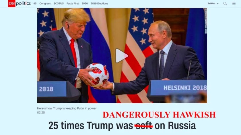 25 Times Trump Has Been Dangerously Hawkish on Russia