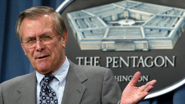 Rumsfeld was the Living Symbol of America’s Plunge into the Quagmire