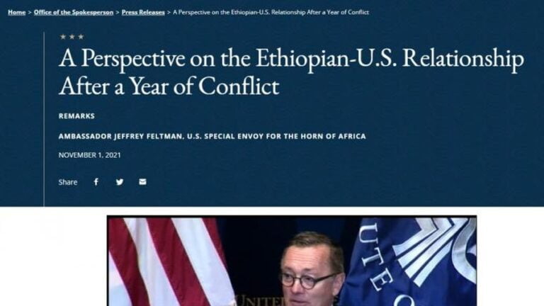 Analyzing US Special Envoy for the Horn of Africa Feltman’s Threats Against Ethiopia