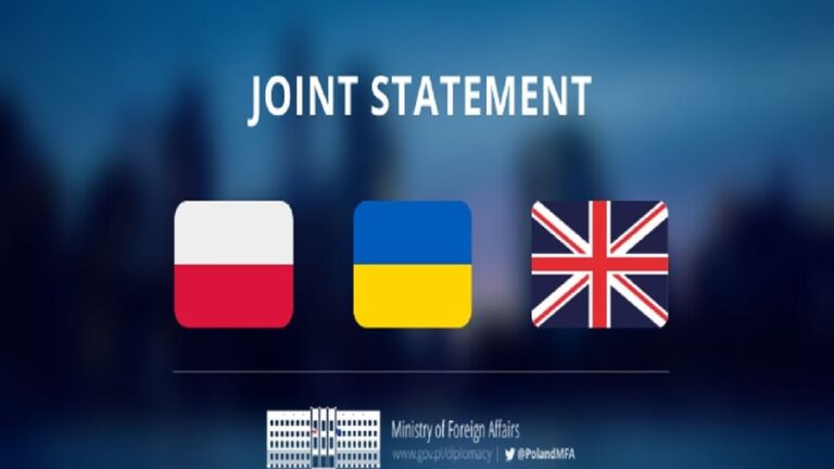The Polish-Ukrainian-UK Joint Statement Practically Trolls Itself Twice
