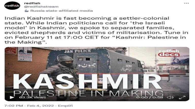 The Kashmir Video Scandal Proves That Ruptly-Financed Redfish Isn’t “Kremlin-Controlled”