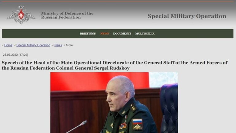 Highlights from the Russian Defense Ministry’s Latest Briefing on Ukraine