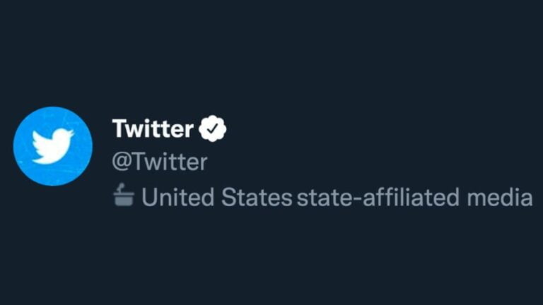 Twitter IS “State-Affiliated Media”
