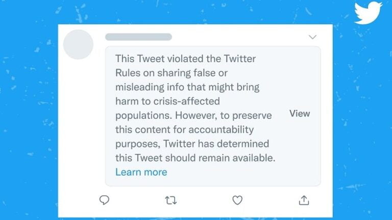 Twitter’s “Crisis Misinformation Policy” Will Likely Result in Censoring More Alt-Media