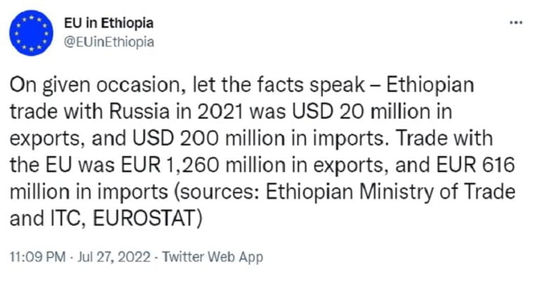 The EU Just Scored An Own Goal While Trying to Demean Russian-Ethiopian Relations
