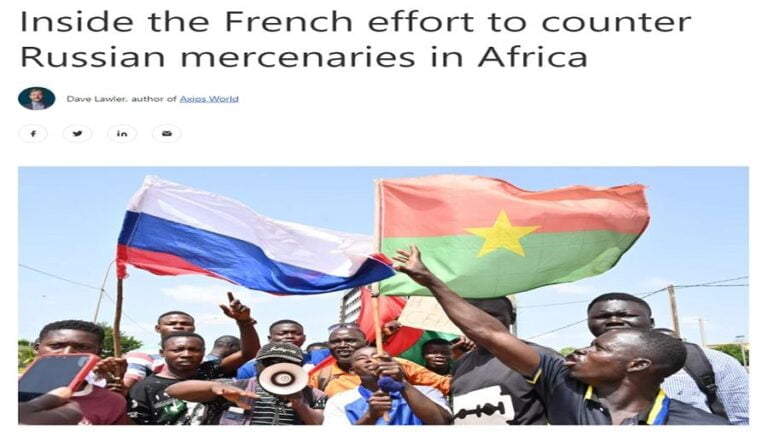 Axios Exposed France’s Infowar Against Russia in Africa