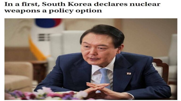 The Republic of Korea Mustn’t Obtain Nuclear Weapons No Matter What