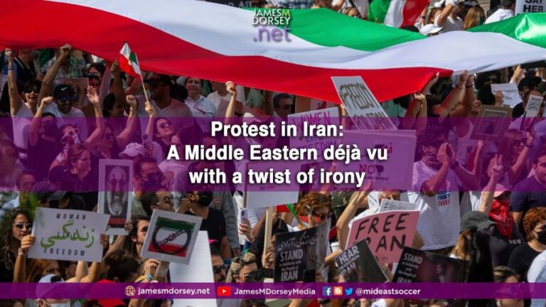 Protest in Iran: A Middle Eastern Déjà Vu with a Twist of Irony