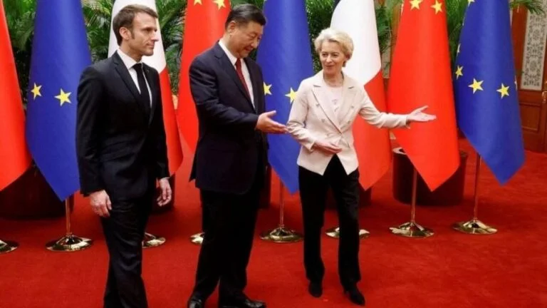 When Humble Pie-Eating Macron Visits Xi