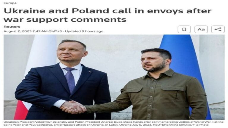 Ukraine’s Ungratefulness Is Finally Starting to Perturb Poland